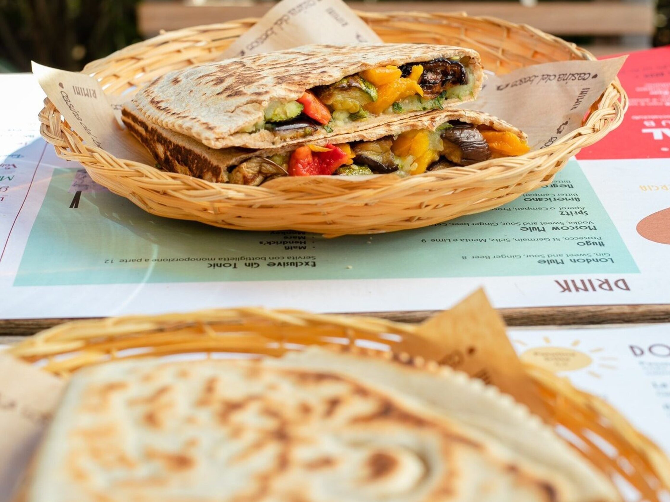 Piadina del ristorante "La Casina del Bosco"